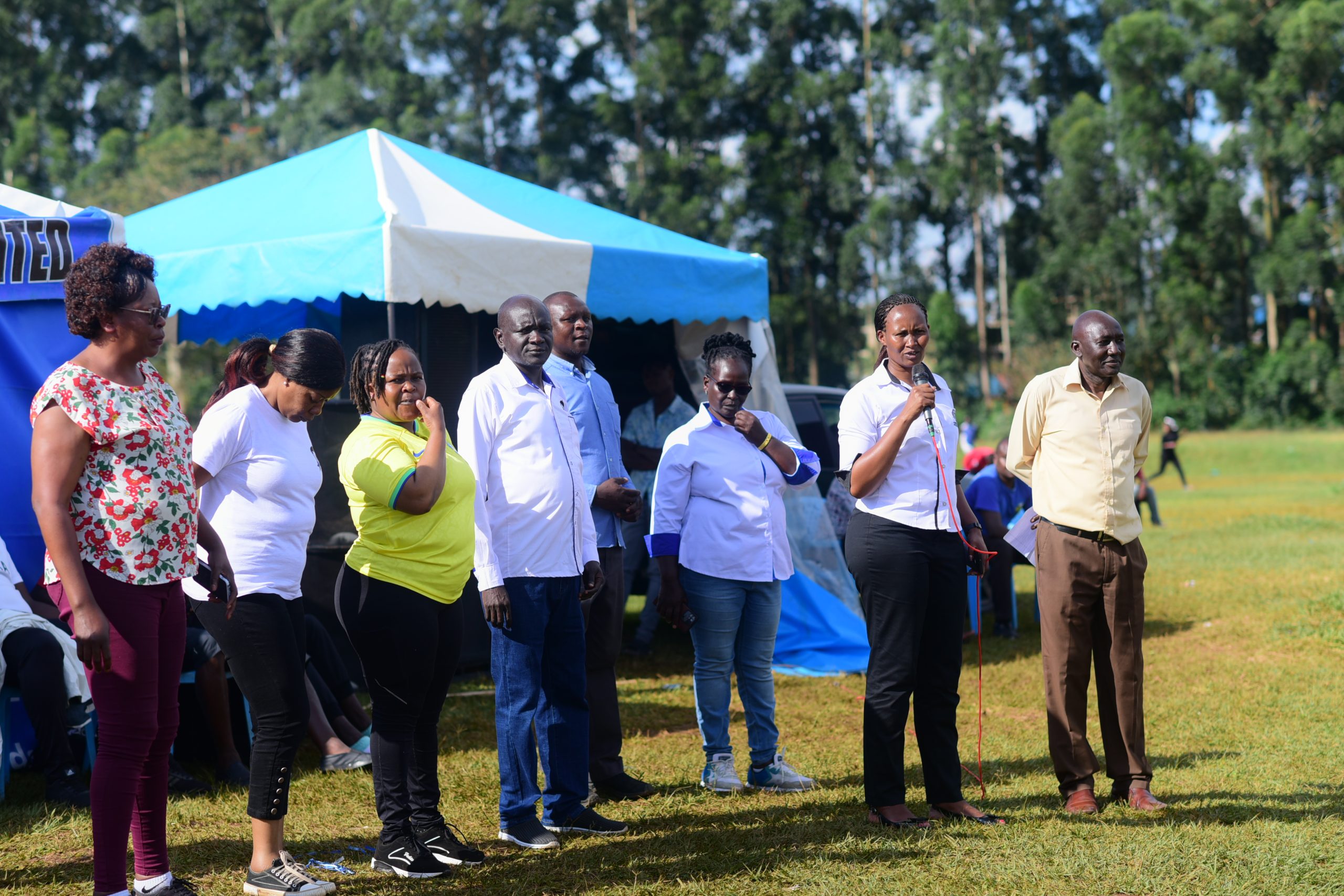 Ms Edna addressing the participants